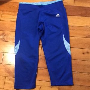 Adidas crop workout pants